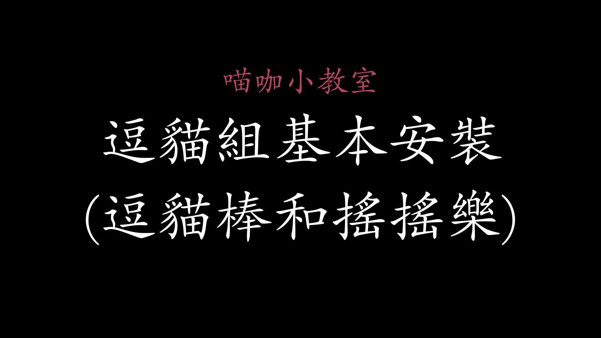 逗貓組基本安裝 縮圖