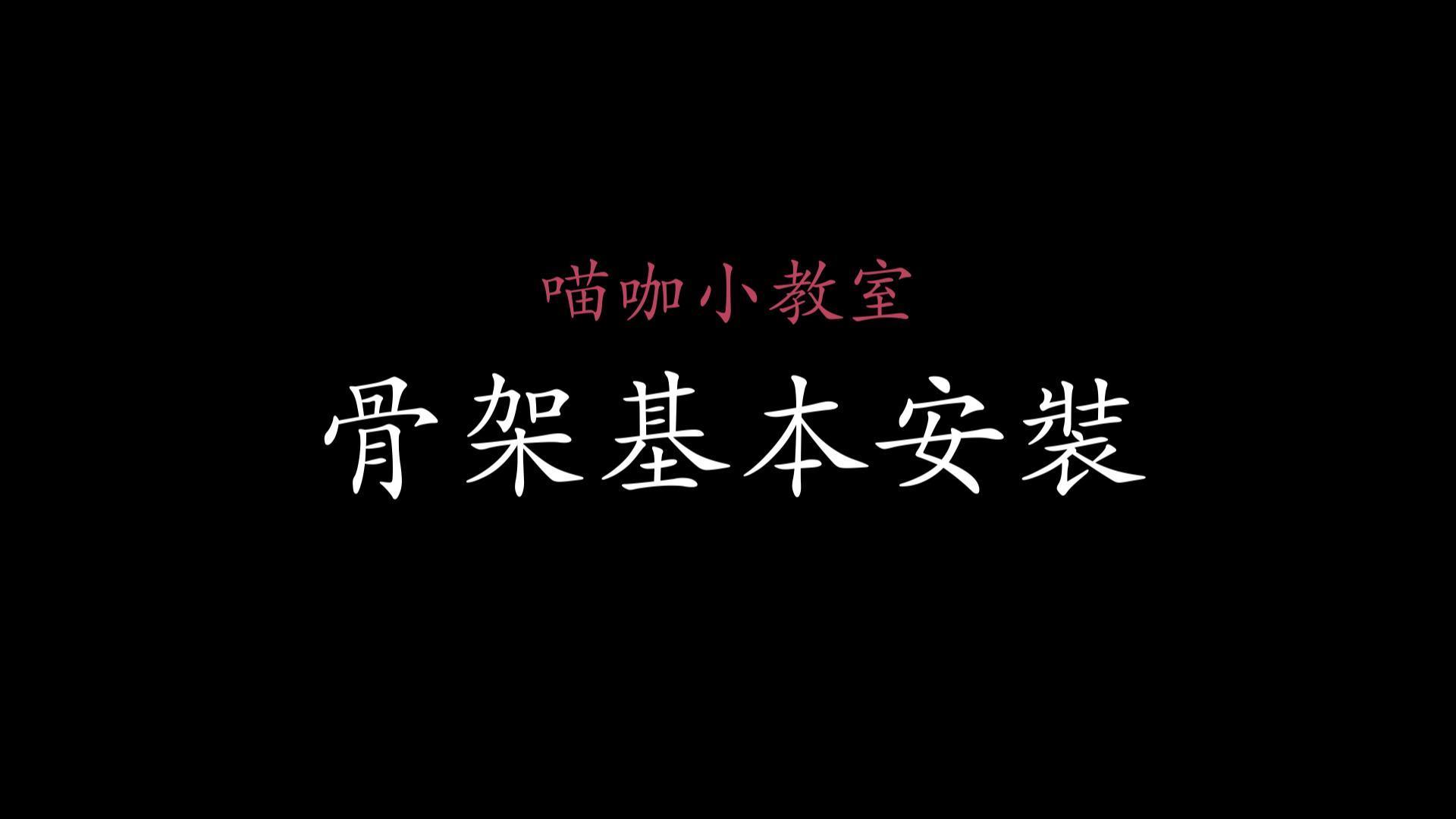 骨架基本安裝 縮圖